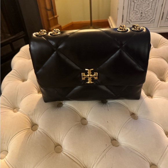 Tory Burch Kira diamond Quilted Leather Shoulder Bag Large - Picture 2 of 8